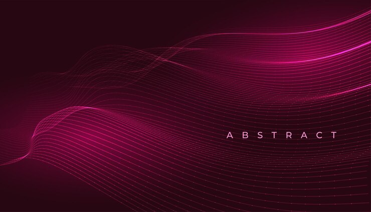 Vector gratuito fondo abstracto de líneas fluidas brillantes en vector de estilo neón
