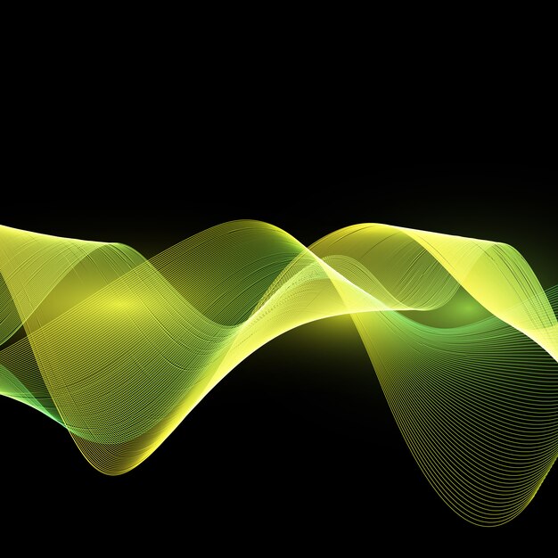 Fondo abstracto de líneas que fluyen