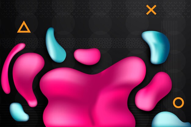 Fondo abstracto líquido degradado