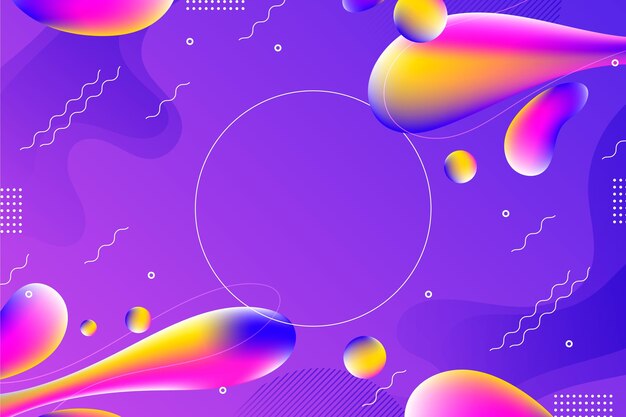 Fondo abstracto líquido degradado