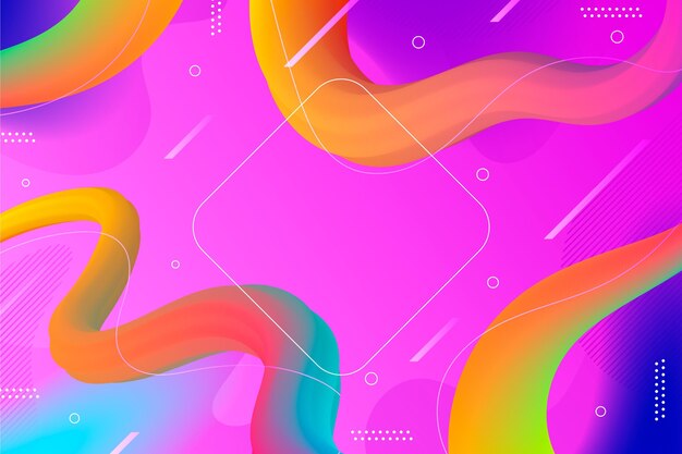 Fondo abstracto líquido degradado