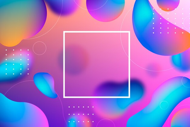 Fondo abstracto líquido degradado