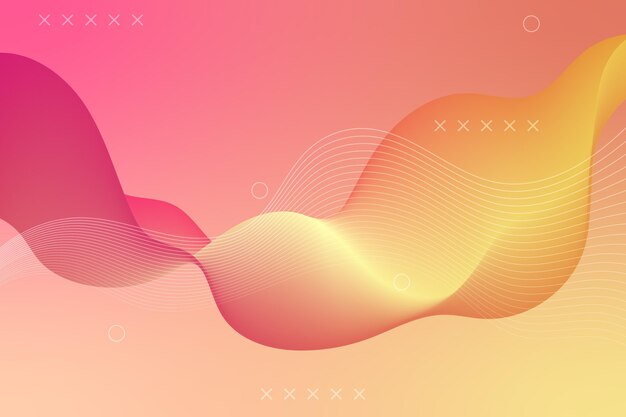 Fondo abstracto líquido degradado