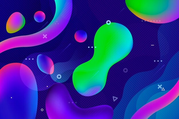 Fondo abstracto líquido degradado
