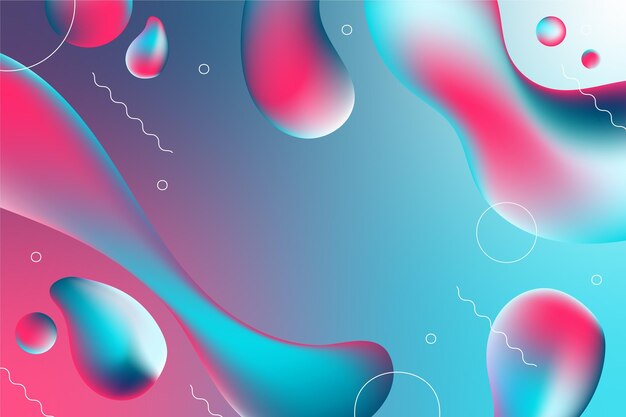 Fondo abstracto líquido degradado