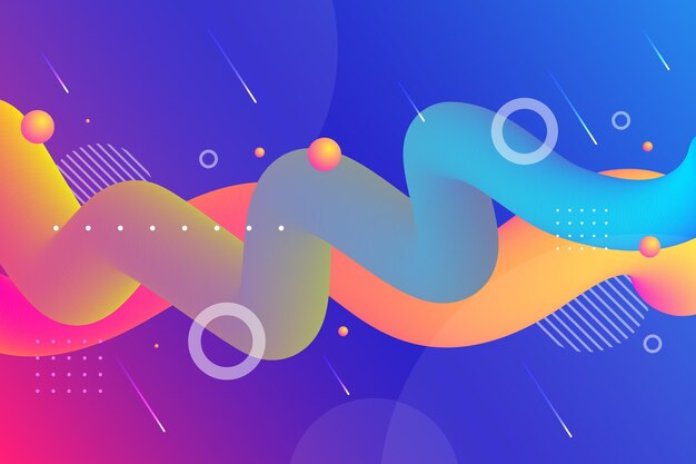 Fondo abstracto líquido degradado