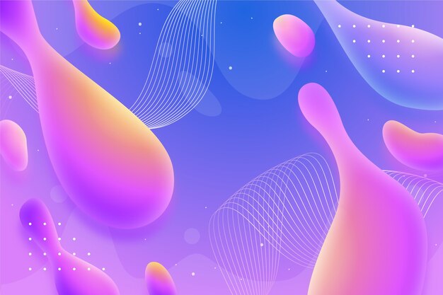 Fondo abstracto líquido degradado
