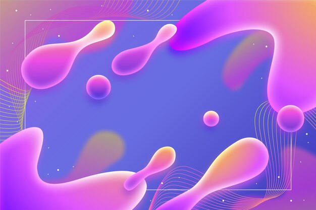 Fondo abstracto líquido degradado