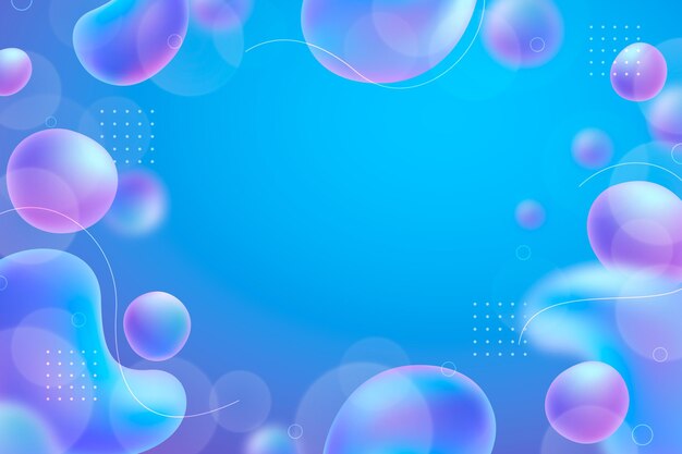 Fondo abstracto líquido degradado