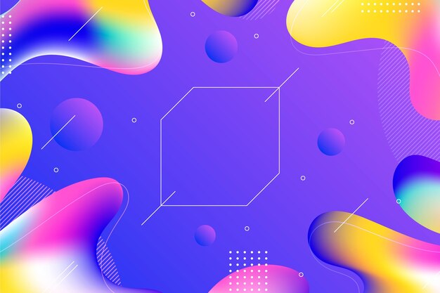 Fondo abstracto líquido con gradiente