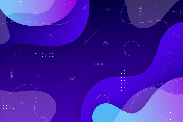 Fondo abstracto líquido con gradiente
