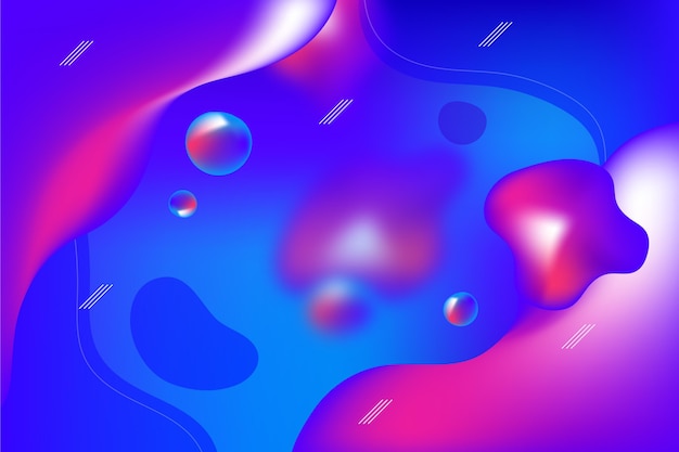 Fondo abstracto líquido con gradiente