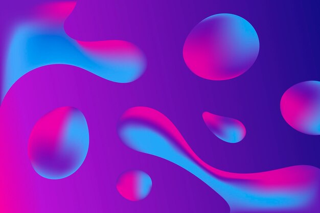 Fondo abstracto líquido con gradiente