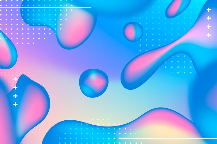 Vector gratuito fondo abstracto líquido con gradiente