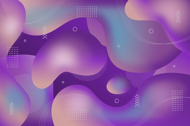 Fondo abstracto líquido con gradiente