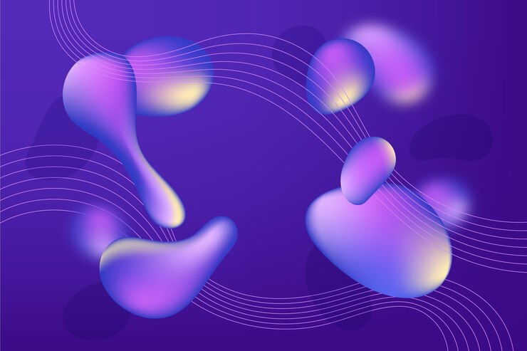 Vector gratuito fondo abstracto líquido con gradiente