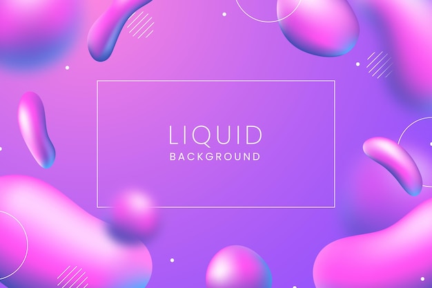 Fondo abstracto líquido con gradiente