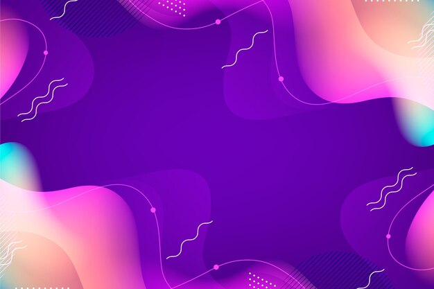 Fondo abstracto líquido con gradiente