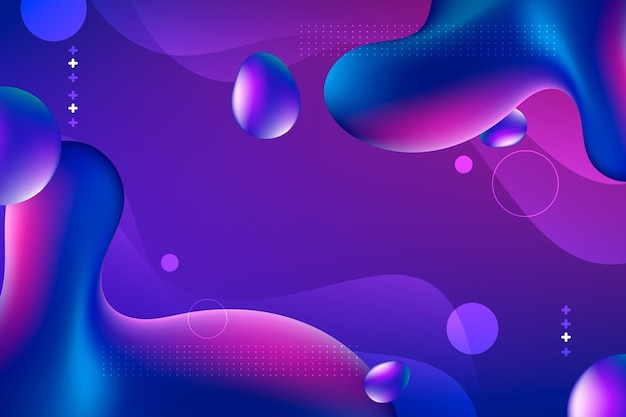 Fondo abstracto líquido con gradiente