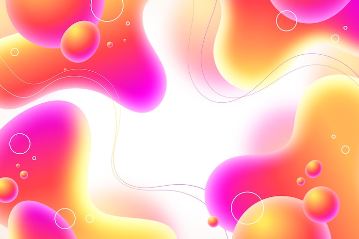 Vector gratuito fondo abstracto líquido con gradiente
