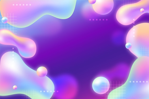 Fondo abstracto líquido con gradiente