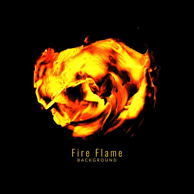 Fondo abstracto de llama de fuego