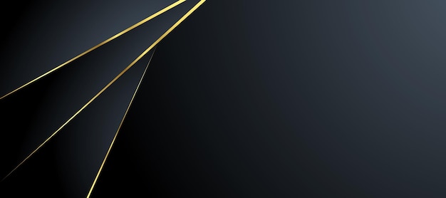Fondo abstracto de lujo negro y dorado con resúmenes