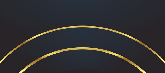 Fondo abstracto de lujo negro y dorado con resúmenes