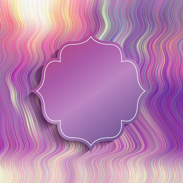 Fondo abstracto con marco decorativo