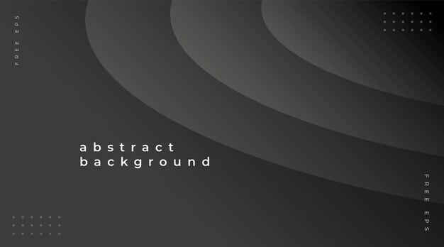 Fondo abstracto moderno con elementos de gradiente negro