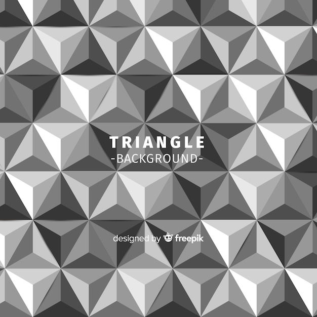 Vector gratuito fondo abstracto moderno con triángulos