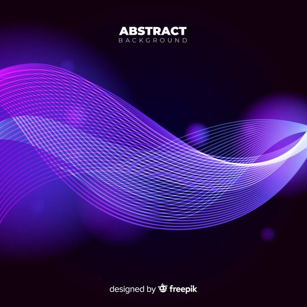 Fondo abstracto morado con formas onduladas