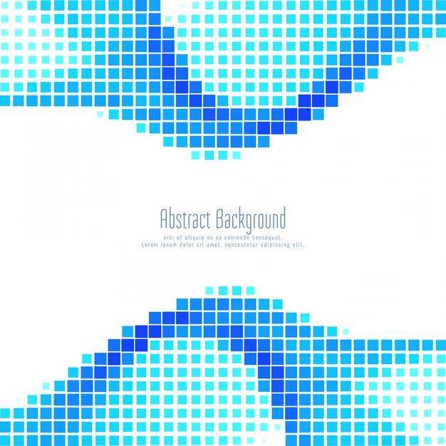 Fondo abstracto de mosaico azul
