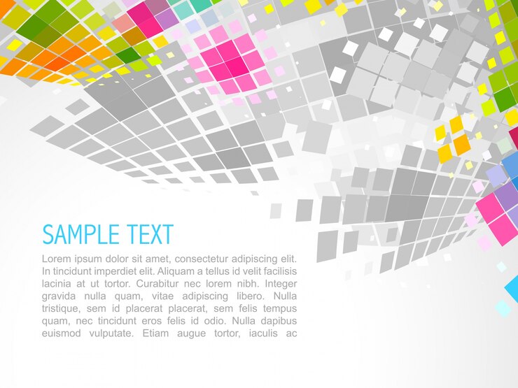 Vector gratuito fondo abstracto de mosaico con espacio para texto