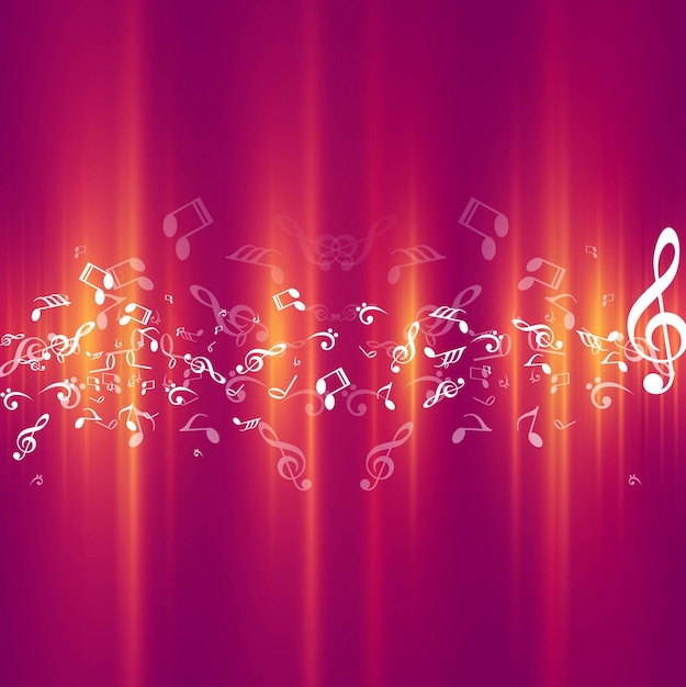 Fondo abstracto de música