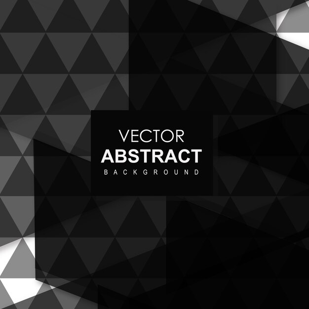 Fondo abstracto negro Vector