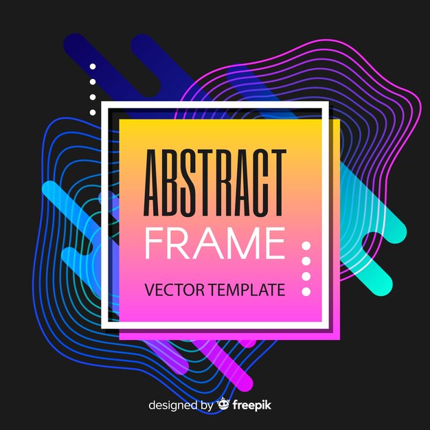 Fondo abstracto neón