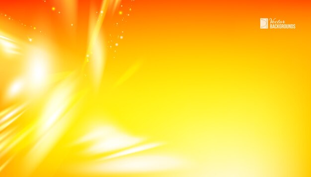 Fondo abstracto ondas naranja con líneas suaves