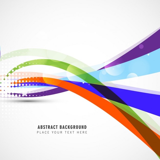 Fondo abstracto con ondas