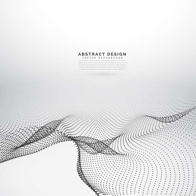 Fondo abstracto con partículas