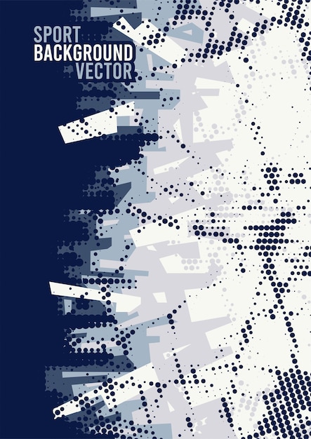 Vector gratuito fondo abstracto para el patrón de jersey deportivo