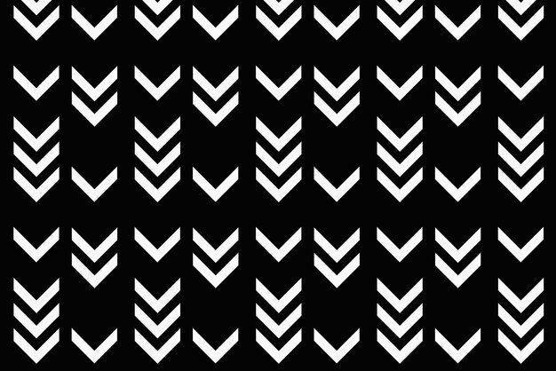 Fondo abstracto, patrón tribal negro en diseño simple