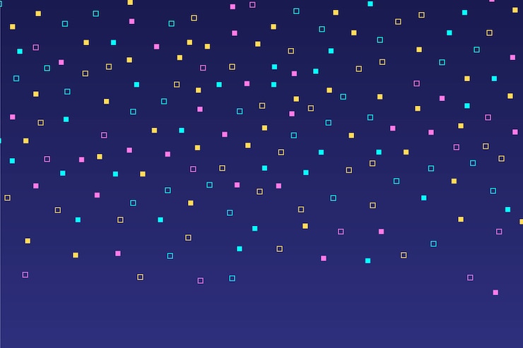 Vector gratuito fondo abstracto pixel lluvia