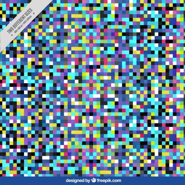 Fondo abstracto de píxeles coloridos 