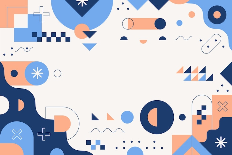 Vector gratuito fondo abstracto plano geométrico