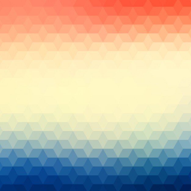 Vector gratuito fondo abstracto poligonal en tonos azules y rojos
