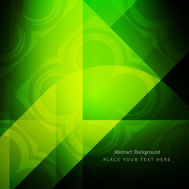 Fondo abstracto poligonal verde