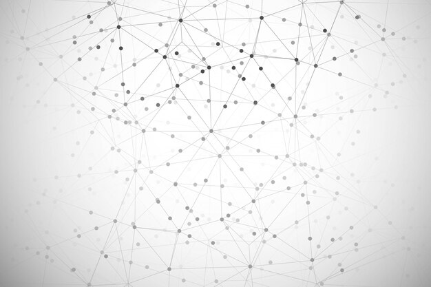 Fondo abstracto polígono de tecnología digital