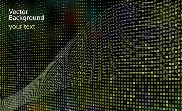 Fondo abstracto punteado para presentaciones e informes de diseño