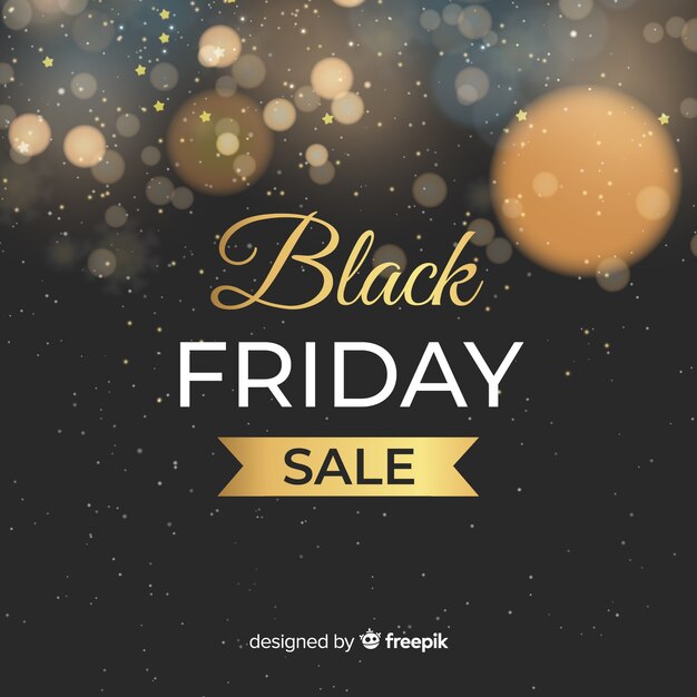 Fondo abstracto de rebajas de black friday con brillantina